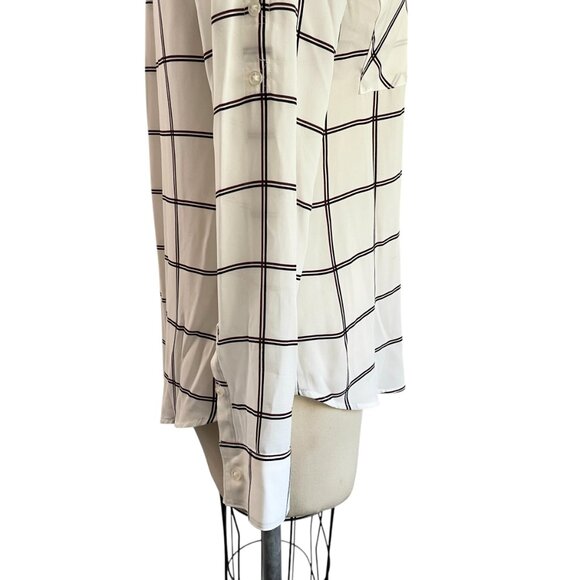 Express Portofino Striped Dress Blouse - S - Picture 4 of 6